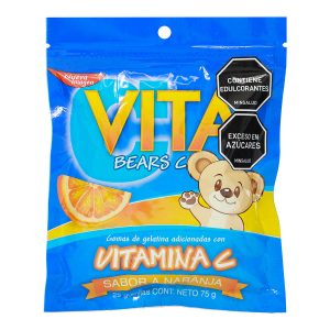 GOMAS VITABEARS C NARANJA 25 UDS