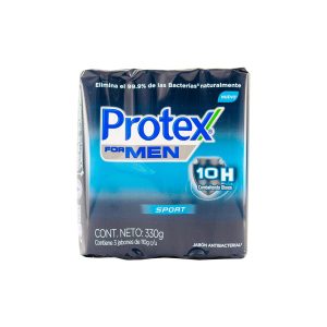 3 JAB PROTEX MEN SPORT 110 GR JABONES