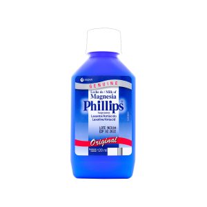LECHE DE MAGNESIA PHILLIPS 120 ML HIDROXIDO DE MAGNESIO