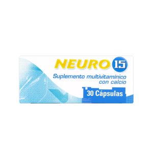 NEURO 15 MG 30 CAPSULAS VITAMINAS Y MINERALES