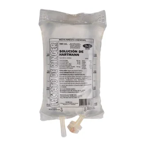SOLUCION LACTATO RINGER 500ML QUIBI BOLS ELECTROLITICAS