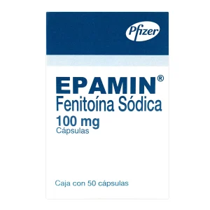 EPAMIN 100 MG 50 CAPSULAS FENITOINA