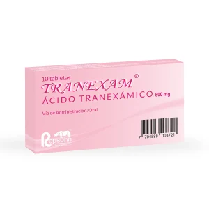 TRANEXAN 500 MG 10 TABLETAS ACIDO TRANEXAMICO