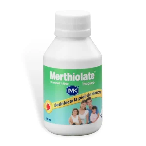 MERTHIOLATE INCOLORO TECNOQUIMICAS 90 ML TIMEROSAL