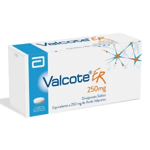 VALCOTE ER 250 MG 30 TABLETAS  ACIDO VALPROICO