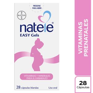 NATELE EASY GEL 28 CAPSULAS MULTIVITAMINAS Y OTROS MINERALES