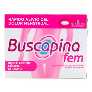 BUSCAPINA FEM 6 TABLETAS HIOSCINA-IBUPROFENO