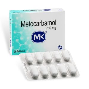 METOCARBAMOL 750 MG 20 TABLETAS MK METOCARBAMOL