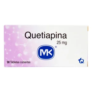 Tienda 14 QUETIAPINA 25 MG 30 TBS MK(A)(P)9471 FUMARATO DE QUETIAPINA