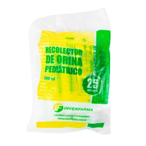 Tienda 2 RECOLECTOR ORINA PED.BOLSA.INV.25 UDS EXAMEN