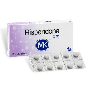 RISPERIDONA 2 MG 20 TABLETAS MK