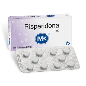 RISPERIDONA 1 MG 20 TABLETAS MK