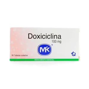 Tienda 27 DOXICICLINA 100 MG 15 TABLETAS MK