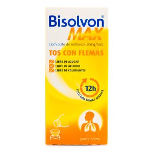 BISOLVON MAX JARABE 120 ML AMBROXOL