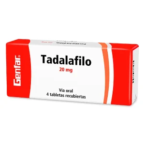 Tienda 10 TADALAFILO 20 MG 4 COMPRIMIDOS GF