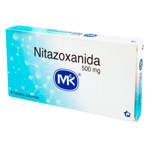 NITAZOXANIDA 500 MG 6 TBS MK