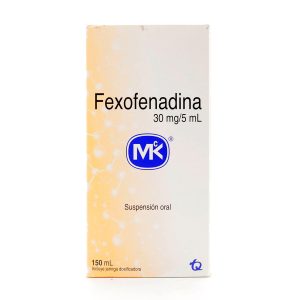 FEXOFENADINA 30 MG 150 ML MK