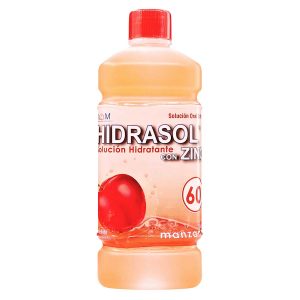 HIDRASOL 60 ZINC MANZ.500ML SU.ORAL ICOM SODIO-POTACIO-CALCIO-MAGNESIO.