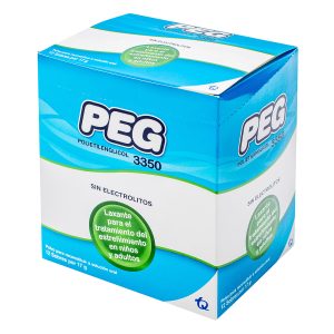 PEG POLIETILENGLICOL 3350 12 SOBRES POLIETILENGLICOL