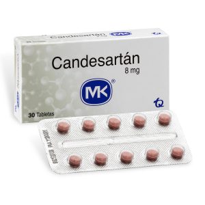 CANDESARTAN 8 MG 30 TABLETAS MK