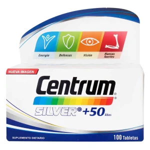 CENTRUM SILVER 50 ANOS 100 TABLETAS  MULTIVITAMINICO