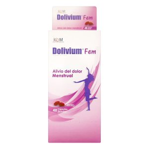DOLIVIUM FEM 400 MG 48 CAPSULAS ICOM IBUPROFENO-CAFEINA