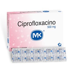 CIPROFLOXACINA 500 MG 10 TBS MK
