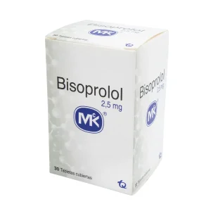 BISOPROLOL 2.5 MG 30 TABLETAS MK(M)8742