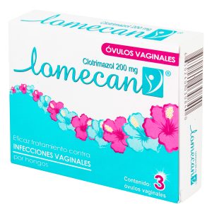 LOMECAN 200 MG X 3 OVULOS CLOTRIMAZOL