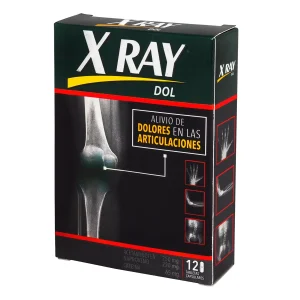 Tienda 19 X RAY DOL 12 TABLETAS ACETAMINOFEN+NAPROXENO SODICO+CAFEINA