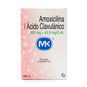 AMOXICILINA SUSP 600 MG+A.CLAV 42.9 MG 100 ML MK