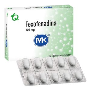 FEXOFENADINA 120 MG 10 TBL MK