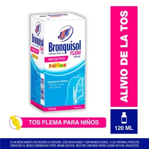 BRONQUISOL NINOS JARABE 120 ML CARBOCISTEINA