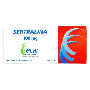 SERTRALINA 100 MG 10 TABLETAS ECA