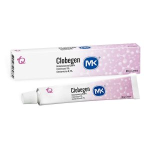 CLOBEGEN CREMA EN TUBO 20 GRAMOS MK BETAMETASONA-CLOTRIMAZOL-GENTAM.