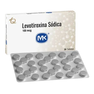 LEVOTIROXINA 100 MCG 30 TABS MK