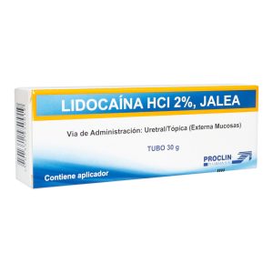 Tienda 7 LIDOCAINA HCl 2% JALEA ESTERIL 30 G