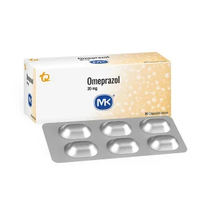 OMEPRAZOL 20 MG 30 CAPSULAS MK