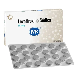 LEVOTIROXINA 50 MG 30 TABLETAS MK SODICA