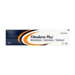 FITTUDERM CREMA TOPICA 20MG ICOM CLOTRIMAZOL-BETAMETASONA-GENTAMICINA