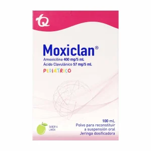 MOXICLAN PEDIAT.400 MG/5ML FCO 100ML MK