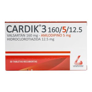 CARDIK 3 160/5/12.5 30 TABS (P)61056