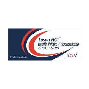 LOSAN HCT 50MG/12.5MG 30TBS ICOM