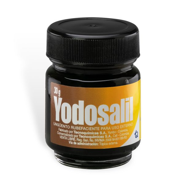 Yodosalil YODOSALIL UNGUENTO 30 GR SALICILATO DE METILO-YODO METALICO - Más ...