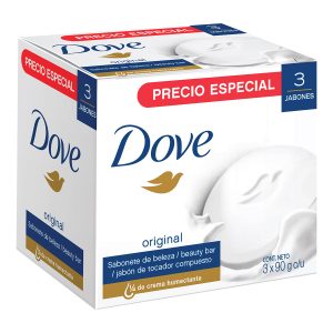 3 JAB.DOVE BLANCO P.E JABONES