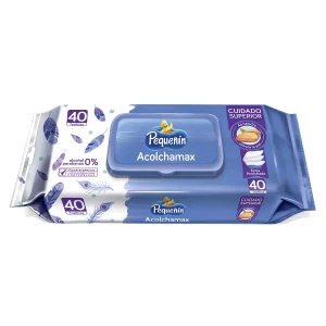 TOA.PEQUENIN ACOLCHADA 40 UDS TOALLAS HUMEDAS