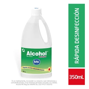 ALCOHOL ANTISEPTICO MK FCO X 350 ML