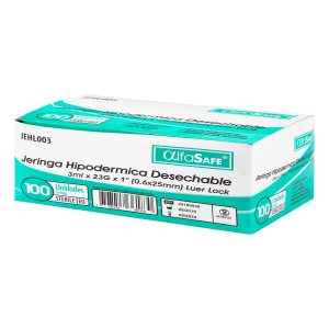 JERINGA ALFA 3P 3 ML 23 X 1 100 UDS