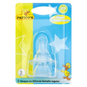 CHUPO PATICOS CTE SILICONA 2 UDS CHUPOS