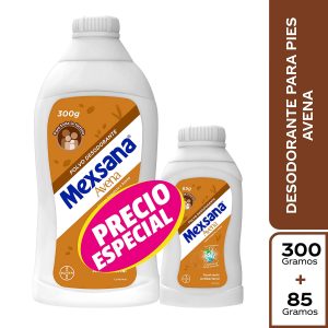 TALCO MEXSANA AVENA 300GR+TAL.85 GR P.E. TALCOS